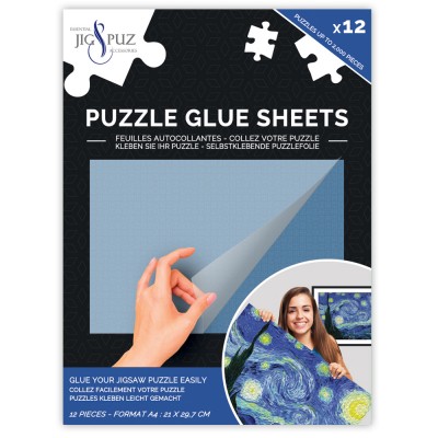 Puzzle Glue Sheets for 2000 Pieces Jig-and-Puz-80007 Glues for Jigsaw  Puzzles - Jigsaw Puzzle