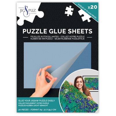 Puzzle Glue Sheets for 1000 Pieces Jig-and-Puz-80006 Glues for