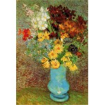  DToys-70258 Jigsaw Puzzle - 1000 Pieces - Van Gogh : Flowers in a Blue Vase