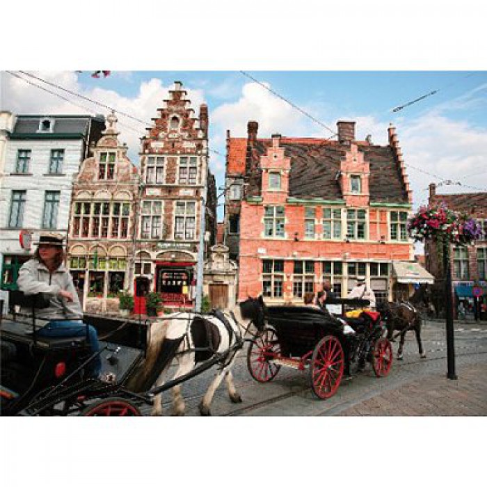DToys-70821 Jigsaw Puzzle - 1000 Pieces - Landscapes : Gent, Belgium