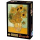 Jig-and-Puz - Jigsaw Puzzle - 1000 Pieces - Van Gogh : Sunflowers