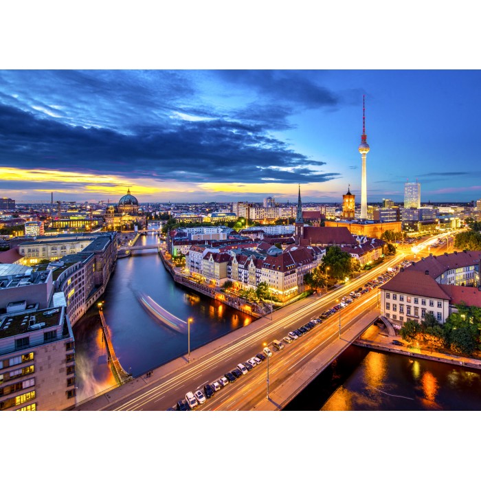 Puzzle Enjoy-Puzzle-2068 Berlin Cityscape by Night