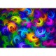 Jig-and-Puz - Abstract Neon Feathers