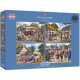 Jig-and-Puz - 4 Puzzles - The Evacuees