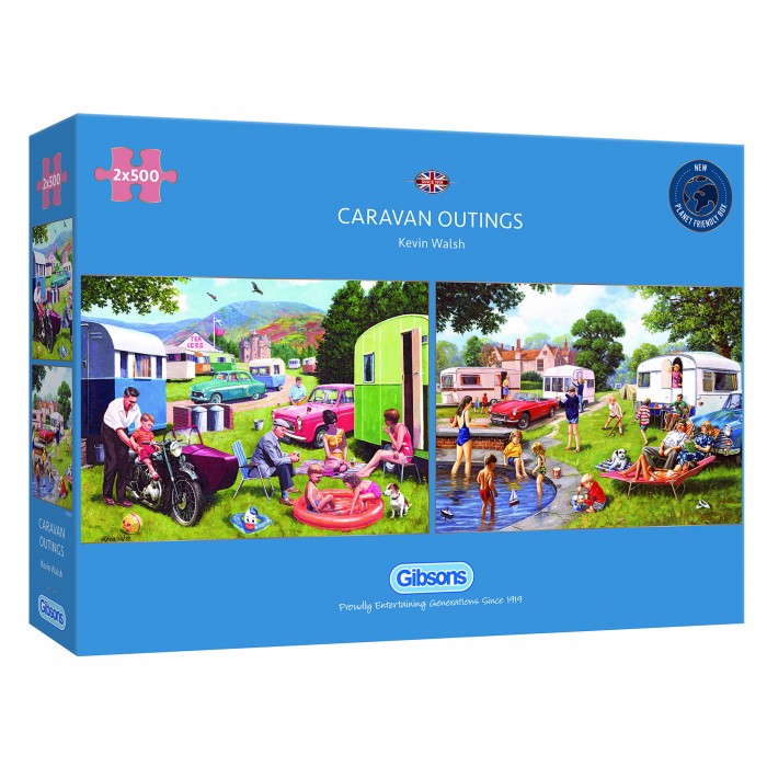 Puzzle Gibsons-G5057 Caravan Outing (2x500 Pieces)
