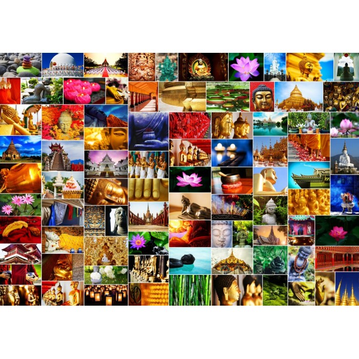 Puzzle Grafika-F-30055 Collage - Zen