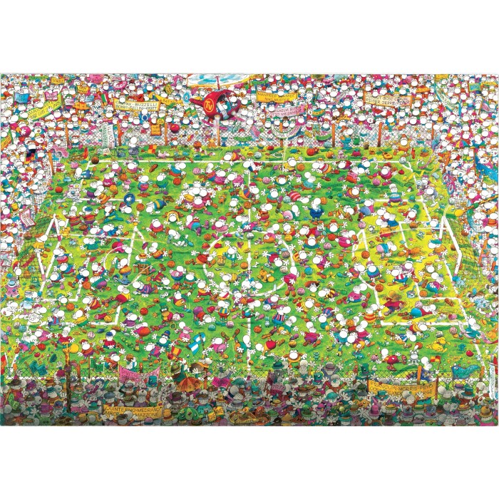 Puzzle Heye-29072 Mordillo : Folle coupe du monde