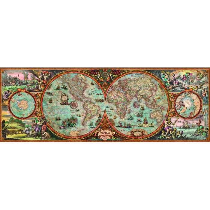 Puzzle Heye-29615 Rajko Zigic: Hemisphere Map