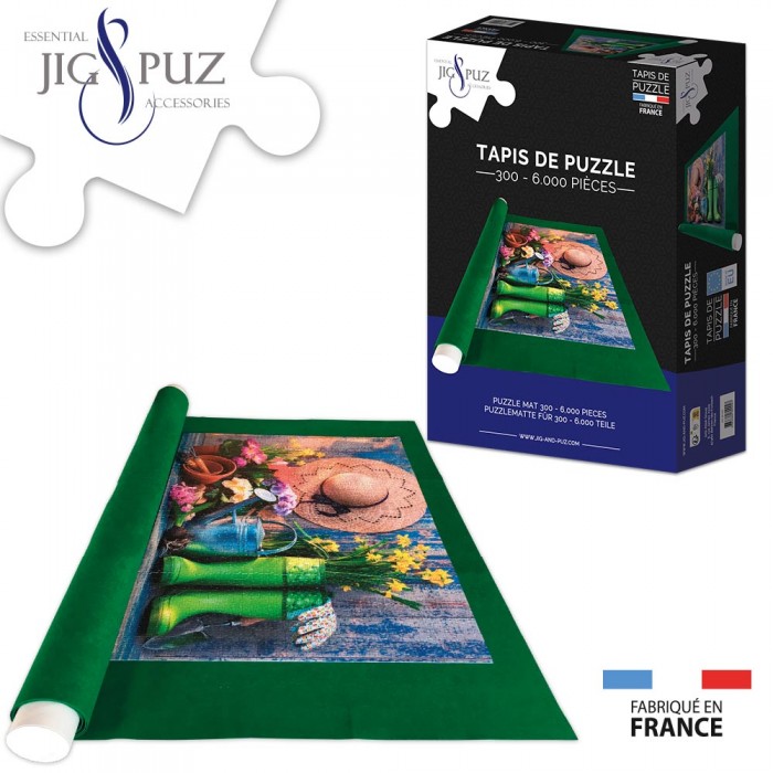 FELIZROCA Tapis Puzzle Rouleau Puzzle, Tapis pour Puzzle, Tapis Rangement  Puzzle Accessoire Puzzle de Stockage(Gris)