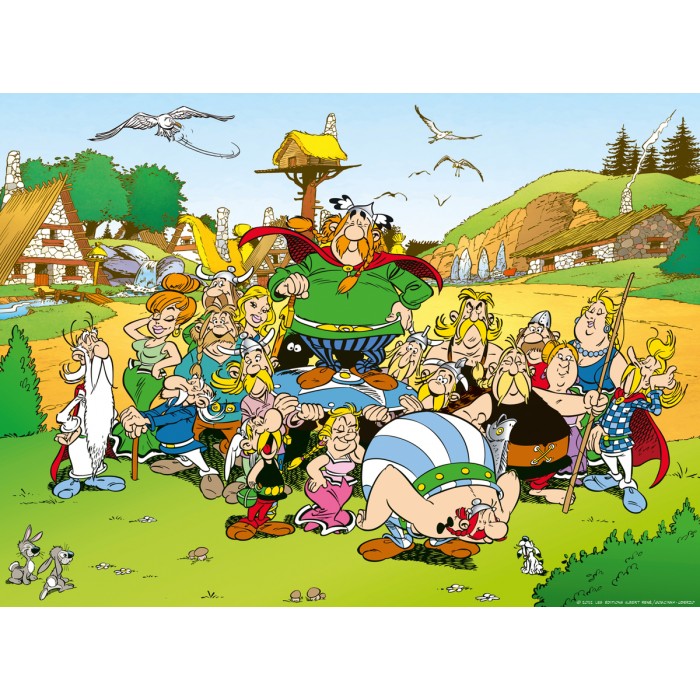Ravensburger-00138 Jigsaw Puzzle - 500 Pieces - Asterix and Obelix : Asterix at the Village
