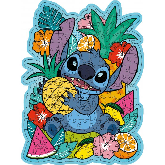 Ravensburger-00758 Wooden Puzzle - Disney Stitch