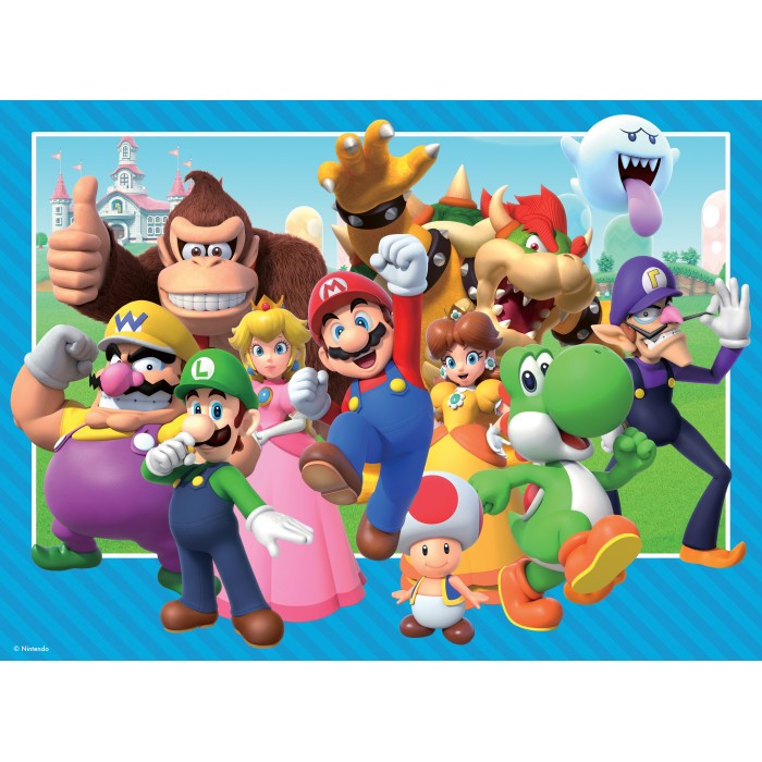 Puzzle Ravensburger-01074 XXL Pieces - Let's Go! Super Mario