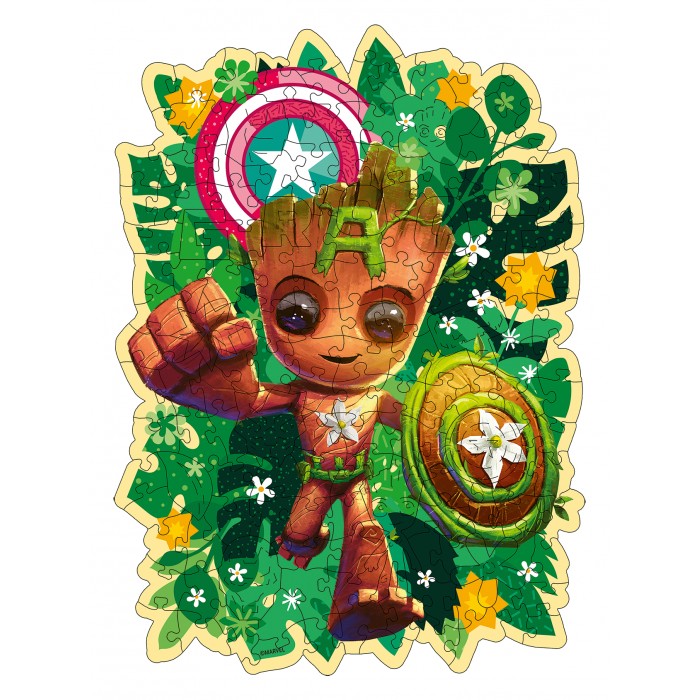 Ravensburger-01459 Wooden Puzzle - Groot
